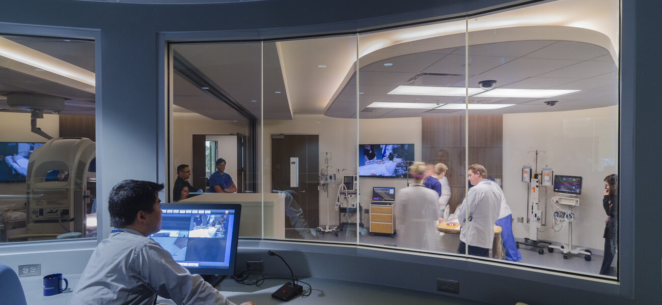 Simulated Intensive Care Control Room