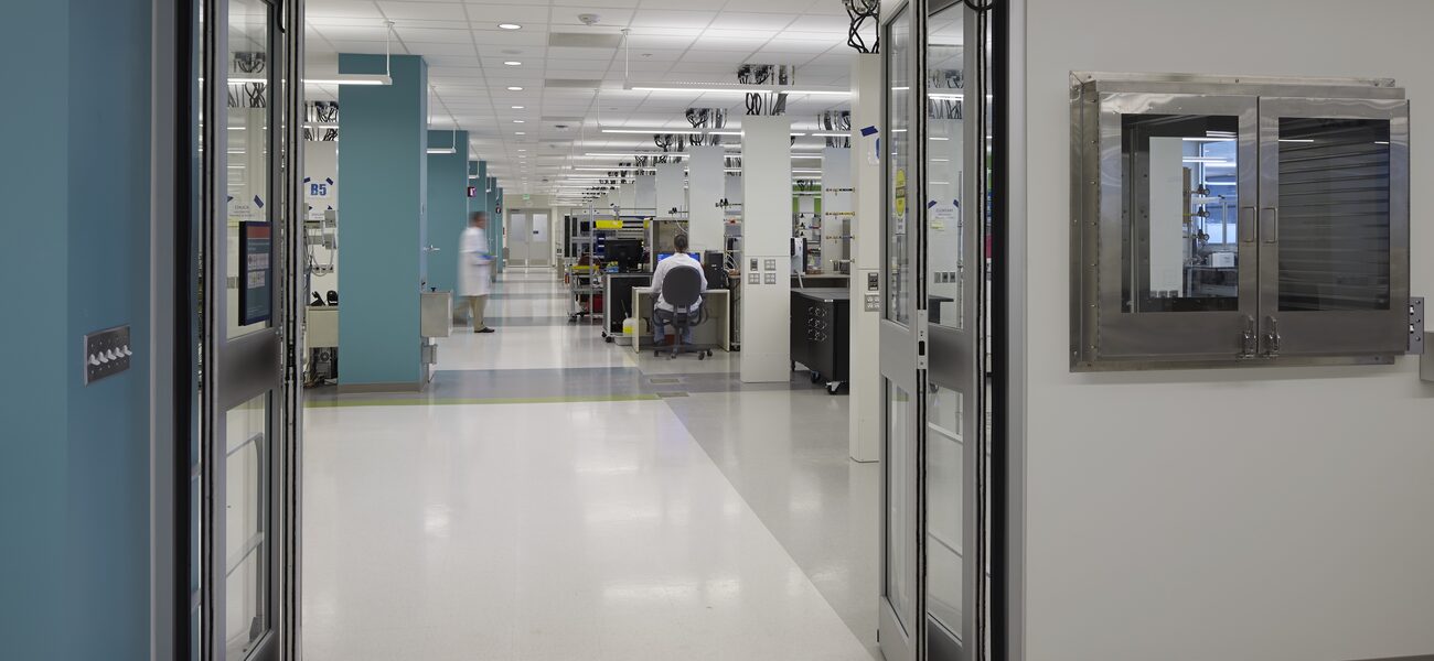 Lab Instrument Service Corridor