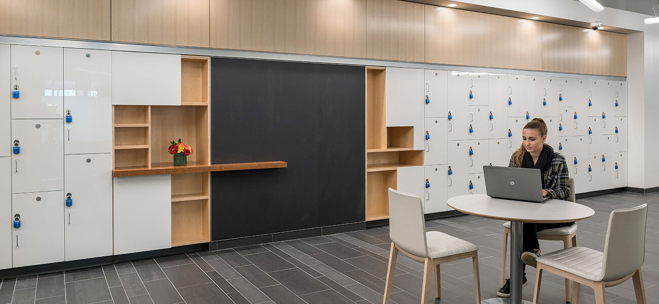Lockers on Main Corridor