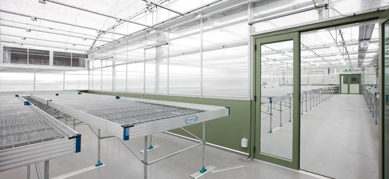 Glasshouse and Rolling Benches
