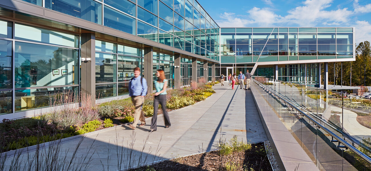 Level 2 roof garden and outdoor plaza