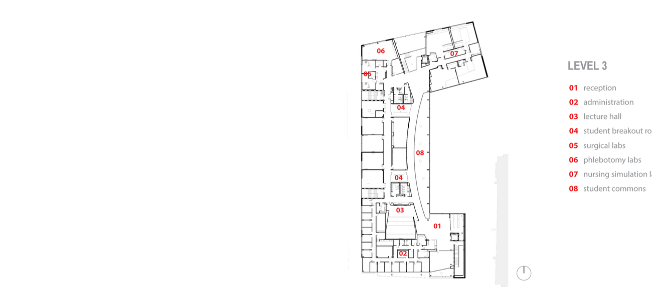 Level three floorplan