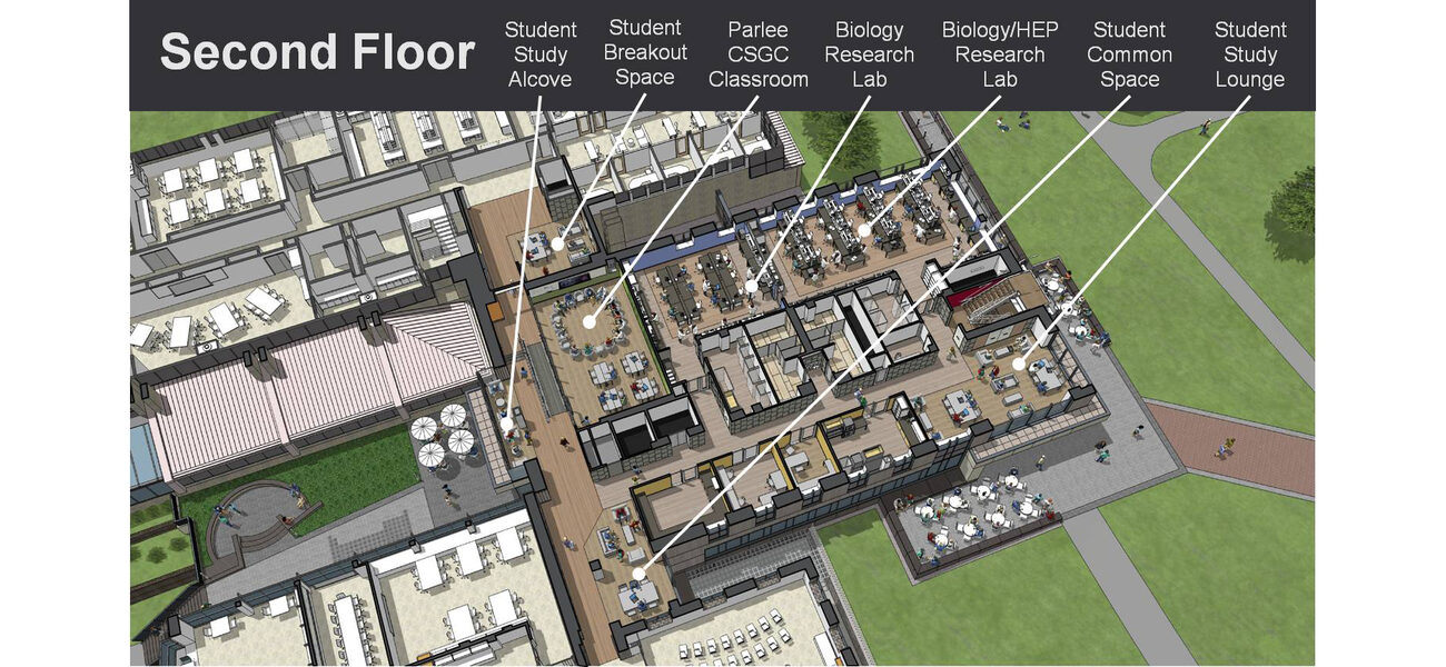 Axonometric of Second Floor