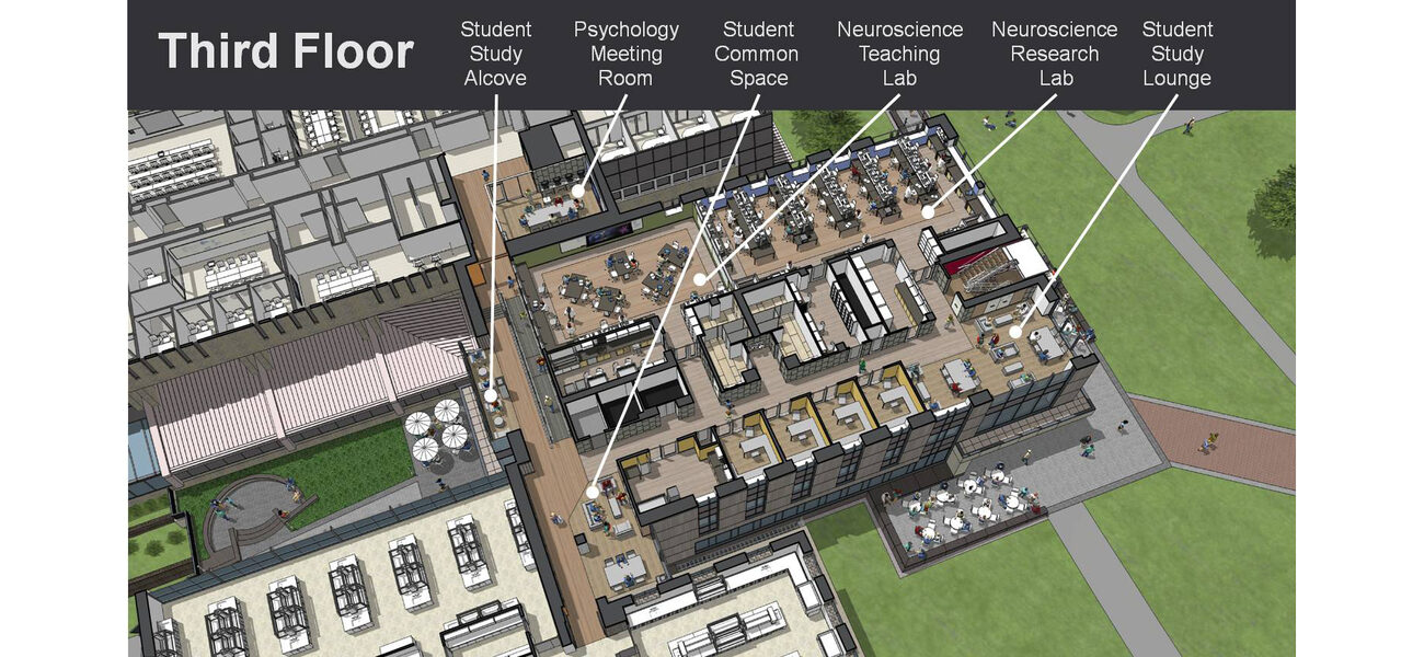 Axonometric of Third Floor