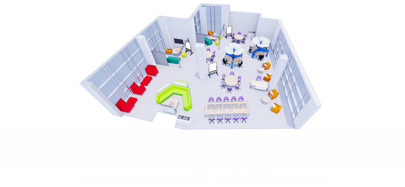 SHSU CLC 3-D floor plan