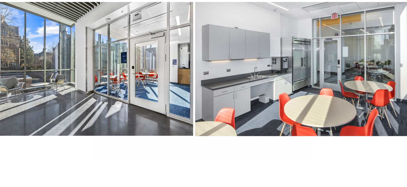 Graduate student lounges