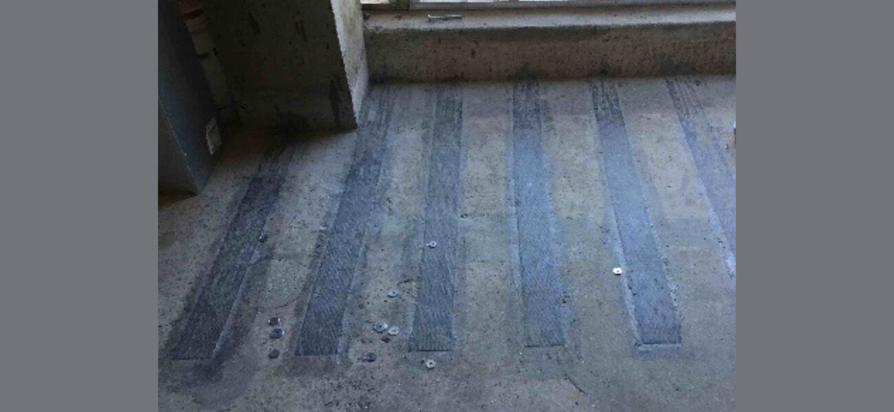 concrete support strips