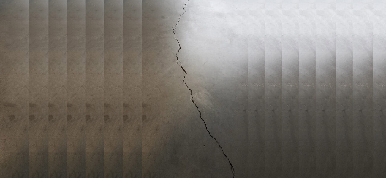 cracked concrete