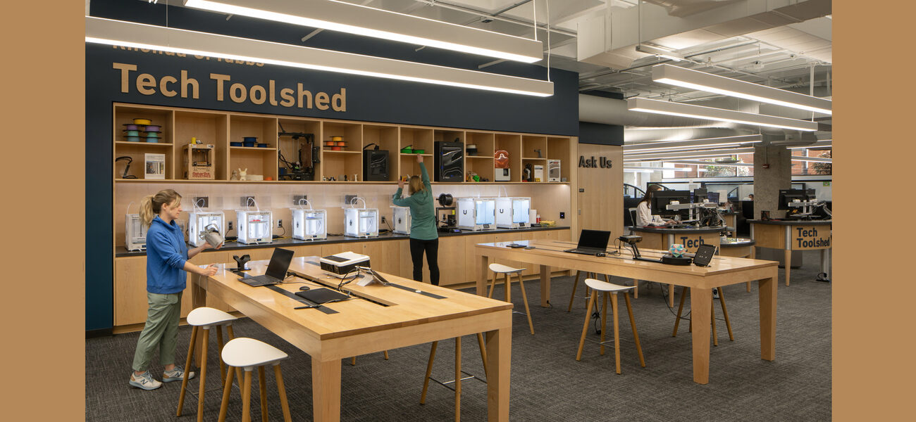 Maker Studio in the Main Library