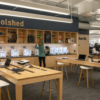 Maker Studio in the Main Library